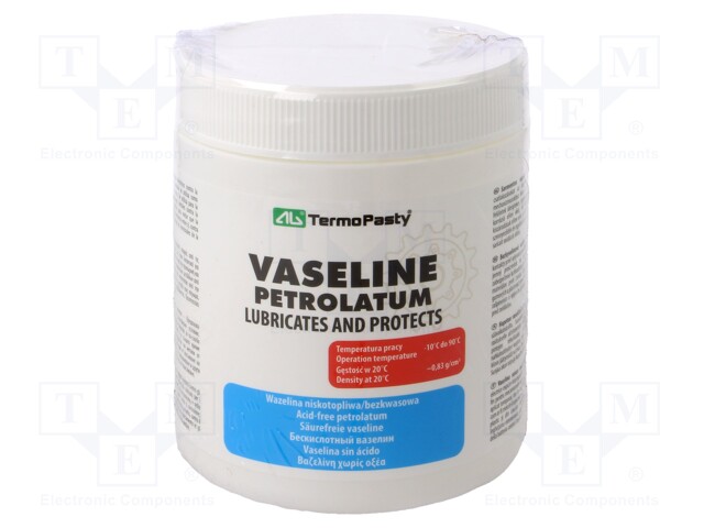 Vaseline; white; paste; plastic container; 500g