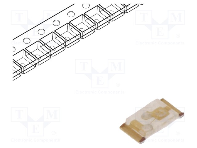 LED; SMD; 0603; green; 300÷450mcd; 1.6x0.8x0.25mm; 130°; 3.3÷4.1V