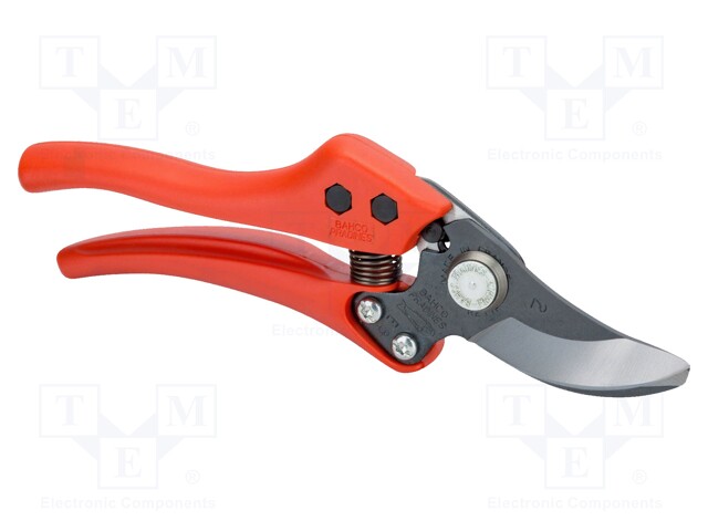 Garden pruner; 230mm; Cutting range: Ø30mm max; Material: steel