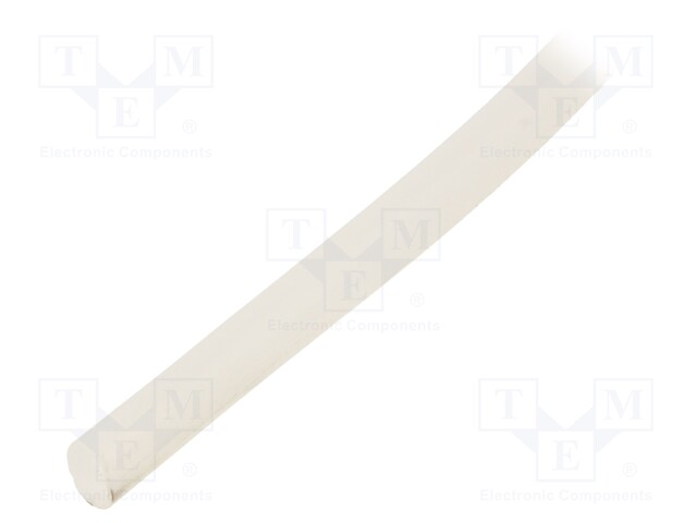 Insulating tube; Mat: silicone; natural; Øint: 5mm