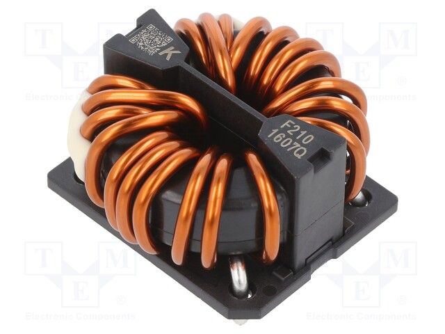 Inductor: wire with current compensation; THT; 1.1mH; 2.33mΩ