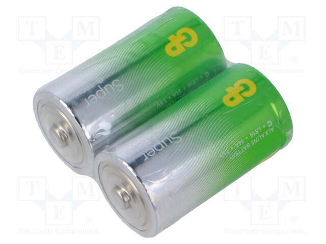 Battery: alkaline; C; 1.5V; non-rechargeable; Ø26x50mm; 2pcs.