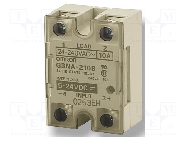 Relay: solid state; Ucntrl: 100÷240VAC; 50A; 24÷240VAC; -30÷80°C