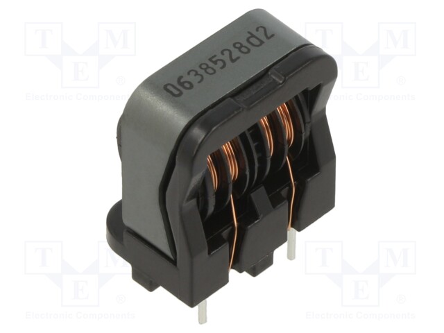Inductor: wire; THT; 38.5mH; 600mA; 710mΩ; -25÷120°C; 250VAC