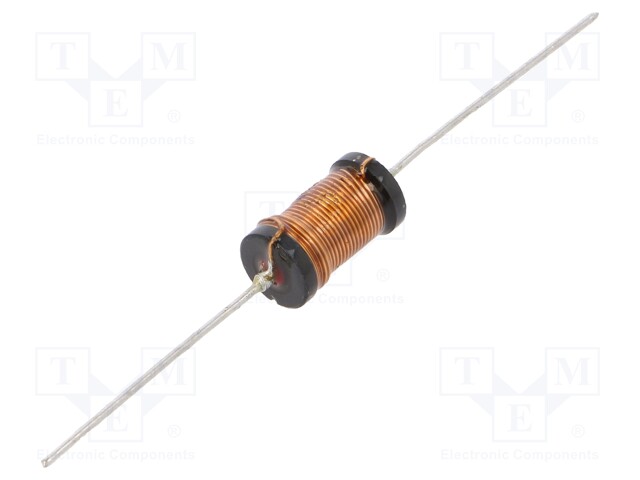 Inductor: wire; THT; 100uH; 1.76A; 220mΩ; Ø7.5x16mm; ±10%; Q: 40