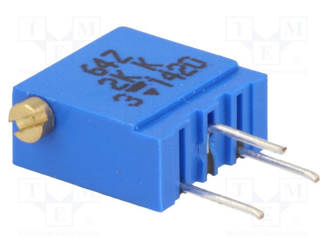 Potentiometer: mounting; multiturn; 2kΩ; 500mW; THT; ±10%; linear