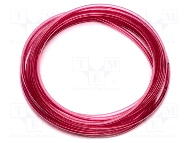 Pneumatic tubing; 15bar; L: 20m; r bending min: 13mm; nylon; red