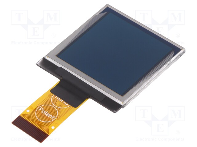 Display: OLED; graphical; 1.5"; 128x128; Dim: 33.8x36.5x2.05mm