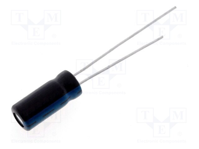 Capacitor: electrolytic; THT; 10uF; 250VDC; Ø10x12.5mm; Pitch: 5mm