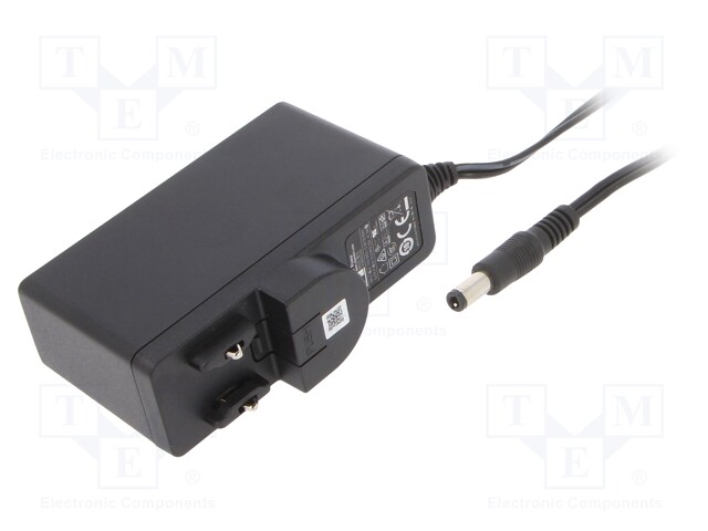 Power supply: switched-mode; voltage source; Out: 5,5/2,1; plug