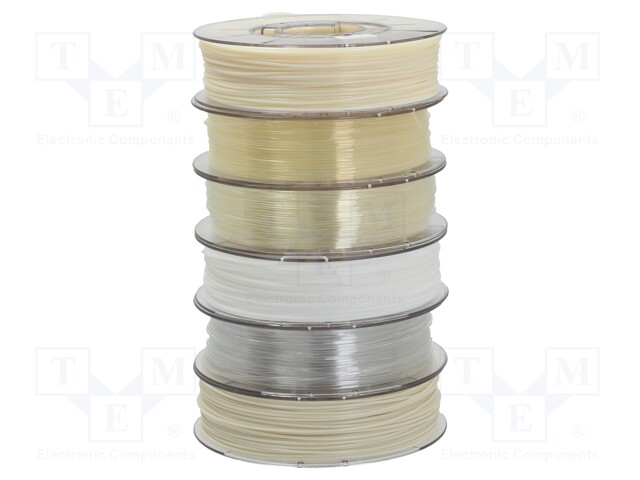 Filament: multipack; 1.75mm; natural; 1.98kg; ±0,05mm