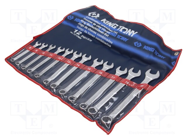 Wrenches set; combination spanner; Pcs: 12