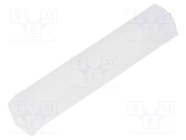 Screwed spacer sleeve; hexagonal; polyamide; M2; L: 22mm