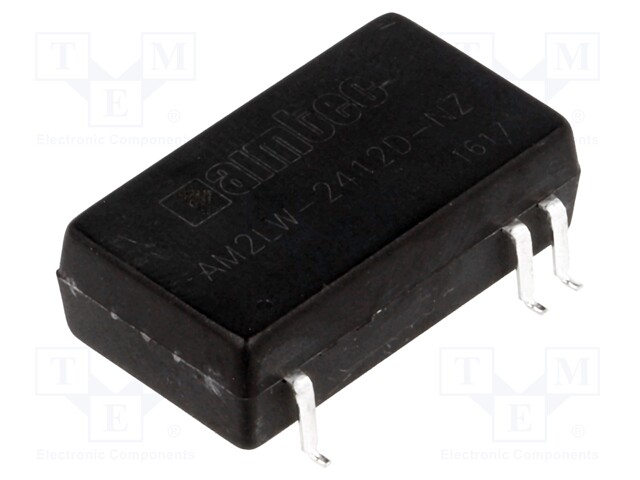 Converter: DC/DC; 1.5W; Uin: 9÷36V; Uout: 12VDC; Uout2: -12VDC; SMD