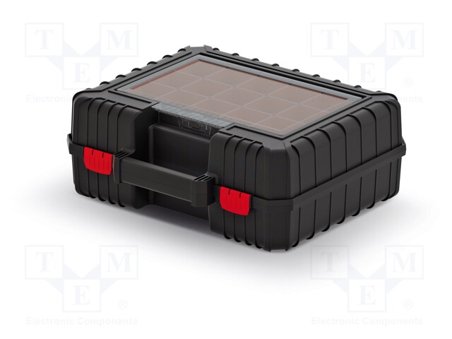 Suitcase: tool case; 384x335x144mm; polymer; 10kg