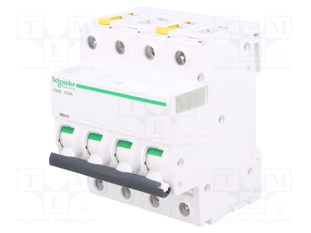 Circuit breaker; 400VAC; Inom: 63A; Poles: 4; DIN; Charact: B; 6kA