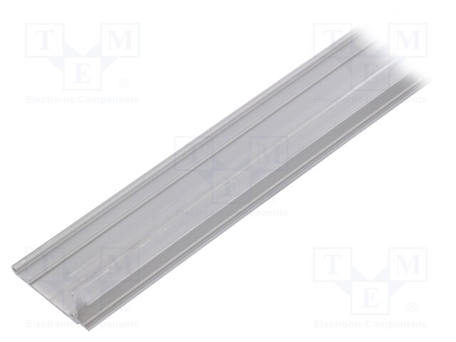 Profiles for LED modules; surface; natural; L: 1m; aluminium