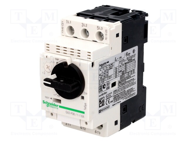 Motor breaker; 11kW; 230÷690VAC; DIN; Overcurrent release: 20÷25A