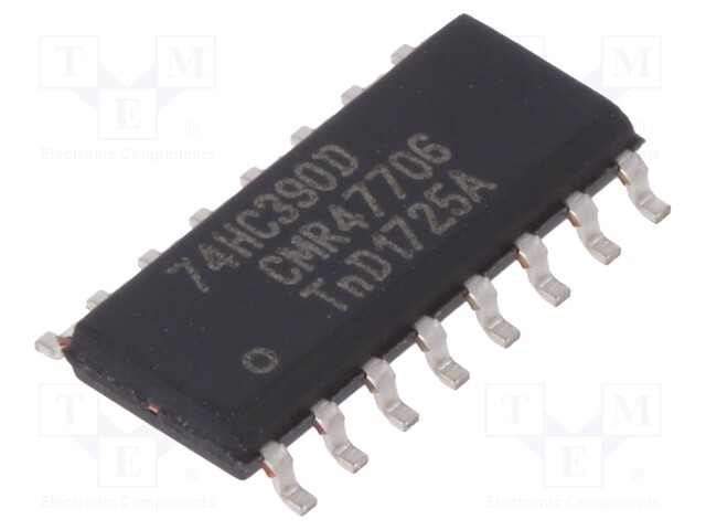 IC: digital; decade counter; Channels: 2; Series: HC; SMD; SO16