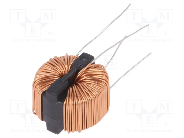 Inductor: wire with current compensation; THT; 50mH; 390mΩ; 1A