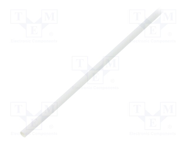 Heat shrink sleeve; flexible; 2: 1; 2.4mm; L: 1.2m; white; 5pcs.