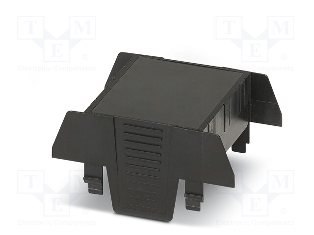 Cover; for enclosures; UL94HB; Series: EH 52,5; Mat: ABS; black