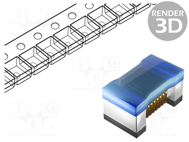 Inductor: wire; SMD; 1008; 1uH; 370mA; 1.75Ω; 290MHz; ±5%