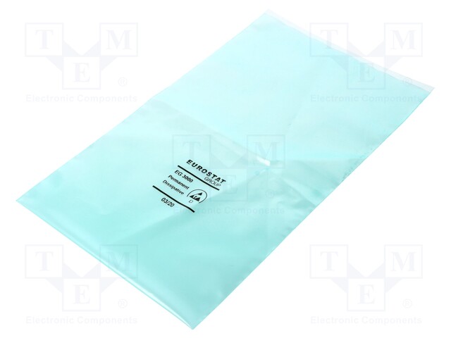 Protection bag; ESD; L: 254mm; W: 152mm; Thk: 75um; IEC 61340-5-1