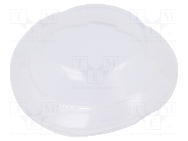 Switch accessories: cover; Body: transparent; -20÷85°C; Ø24.4mm