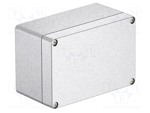 Enclosure: multipurpose; X: 80mm; Y: 125mm; Z: 57mm; Mx; aluminium