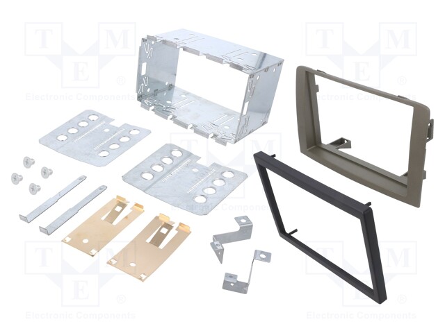 Radio mounting frame; Lancia; 2 DIN; anthracite