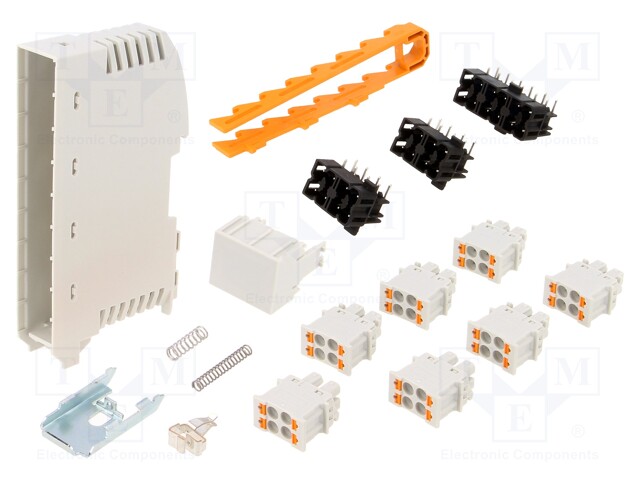 Enclosure: for DIN rail mounting; Y: 113.3mm; X: 18.8mm; Z: 77mm