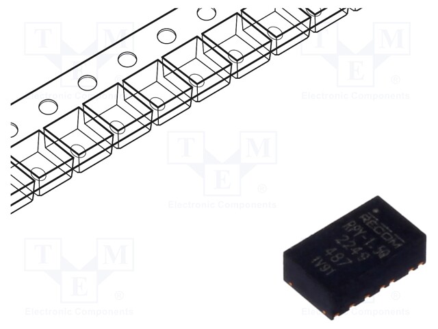 Converter: DC/DC; Uin: 4÷36V; Uout: 800mVDC÷34.8VDC; Iout: 1500mA