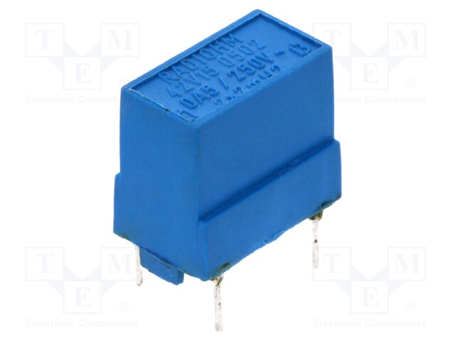 Inductor: wire; THT; 2.2mH; 500mA; 250VAC; -10÷125°C; 10.16x7.62mm