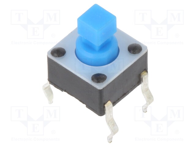 Microswitch TACT; SPST-NO; Pos: 2; 0.05A/24VDC; THT; none; 1.6N