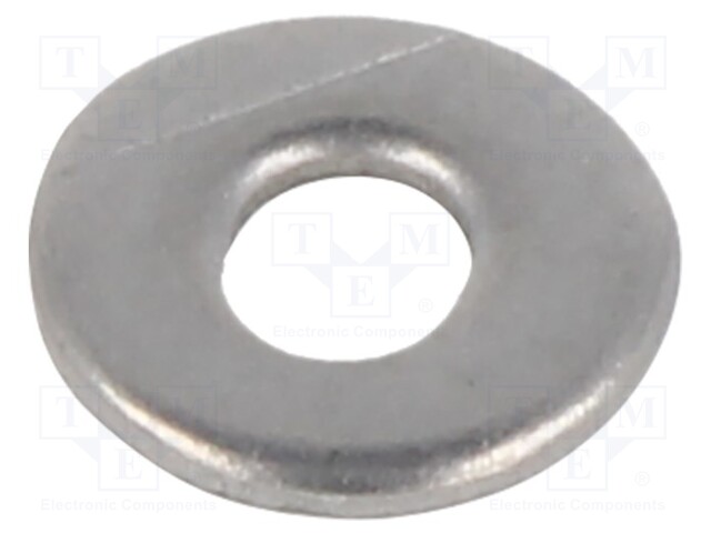 Washer; round; M2,5; D=8mm; h=0.8mm; A2 stainless steel; DIN: 9021