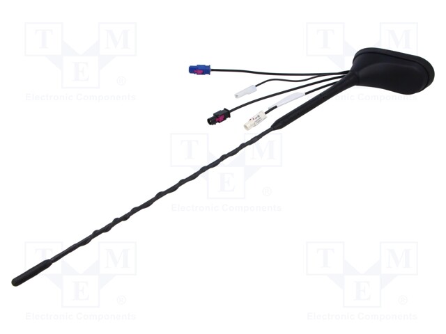 Antenna; SHARK; AM,DAB,FM; Fakra; Len: 0.2m; car top, rear; 12VDC