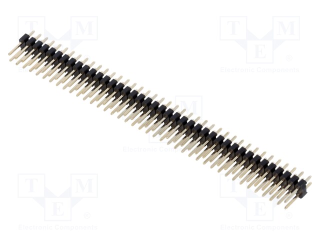 Pin header; pin strips; male; PIN: 80; straight; 2.54mm; THT; 2x40