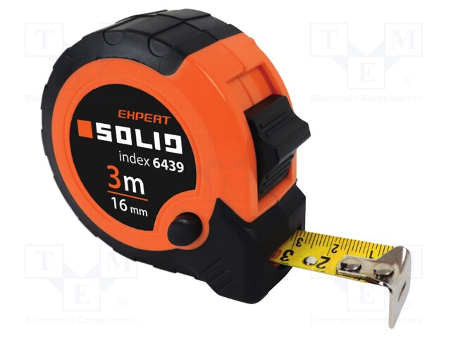 Measuring tape; L: 3m; Width: 16mm