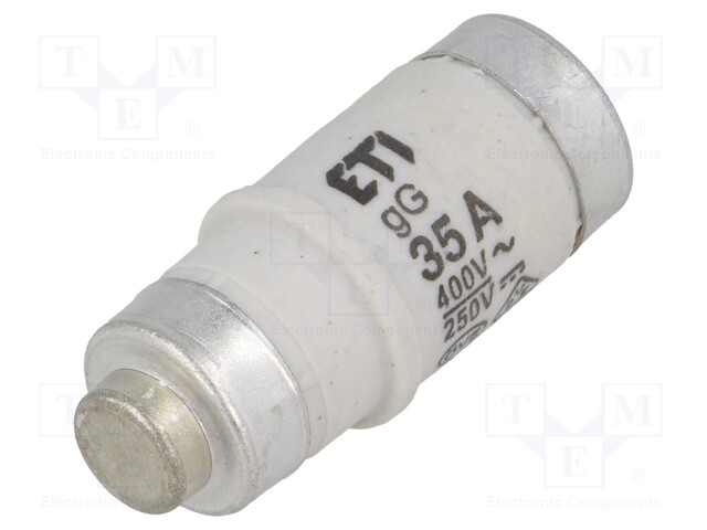 Fuse: fuse; gG; 35A; 400VAC; 250VDC; ceramic; D02; D0