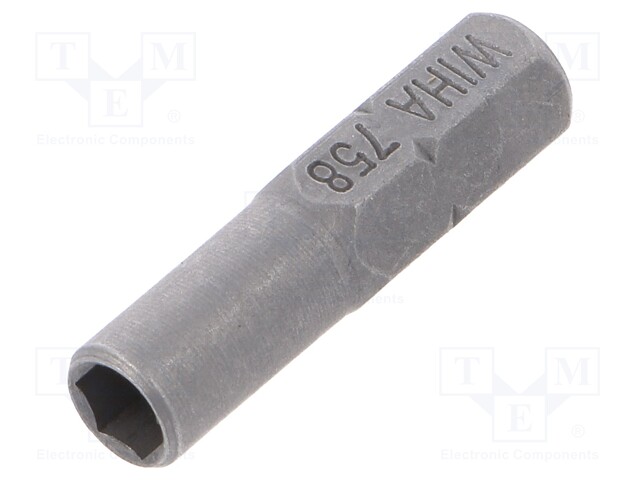 Adapter; Mounting: 1/4" (C6,3mm),hexagonal 4mm; with magnet