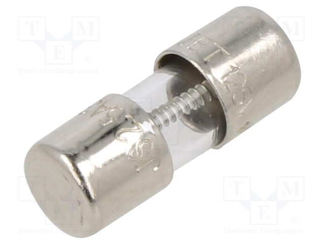 Fuse: fuse; time-lag; 2.5A; 350VAC; cylindrical,glass; 5x15mm; 2JS