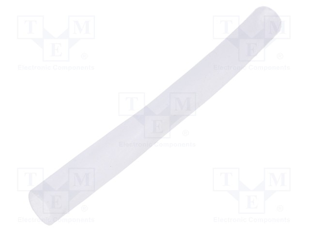 Insulating tube; Mat: silicone; transparent; -50÷200°C; Øint: 6mm