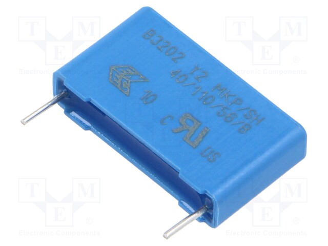 Safety Capacitor, 47000 pF, Y2, B32023 Series, 300 V, Metallized PP