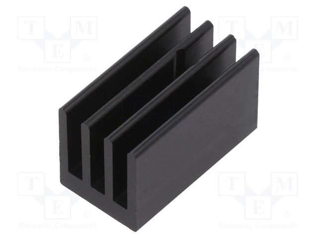 Heatsink: extruded; grilled; L: 25.4mm; W: 13.5mm; H: 15.24mm