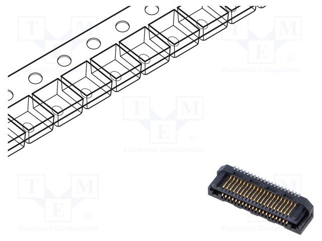 Connector: PCB to PCB; hermaphrodite; PIN: 40; 0.5mm; LSS; SMT; 1.7A