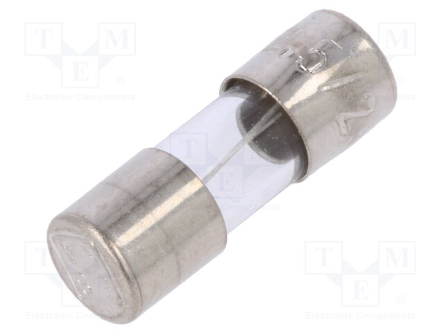 Fuse: fuse; time-lag; 2.5A; 250VAC; cylindrical,glass; 5x15mm