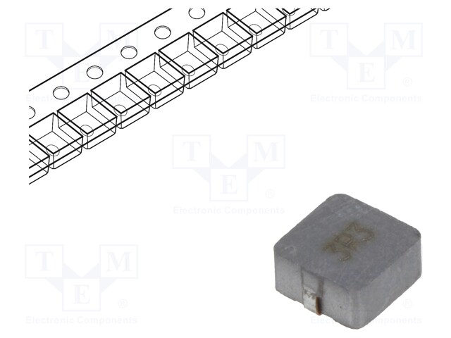 Inductor: wire; SMD; 3.3uH; 50mΩ; -40÷125°C; ±20%; 3.3A; 4x4x2.1mm