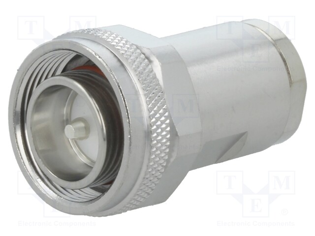 Connector: 4.3-10; for cable; straight; plug; male; 50Ω; IP67; clamp