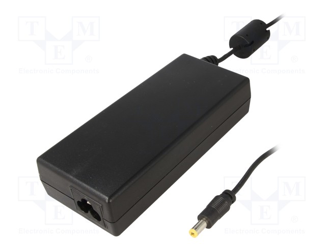 Power supply: switched-mode; 24VDC; 3.75A; Out: 5,5/2,1; 90W